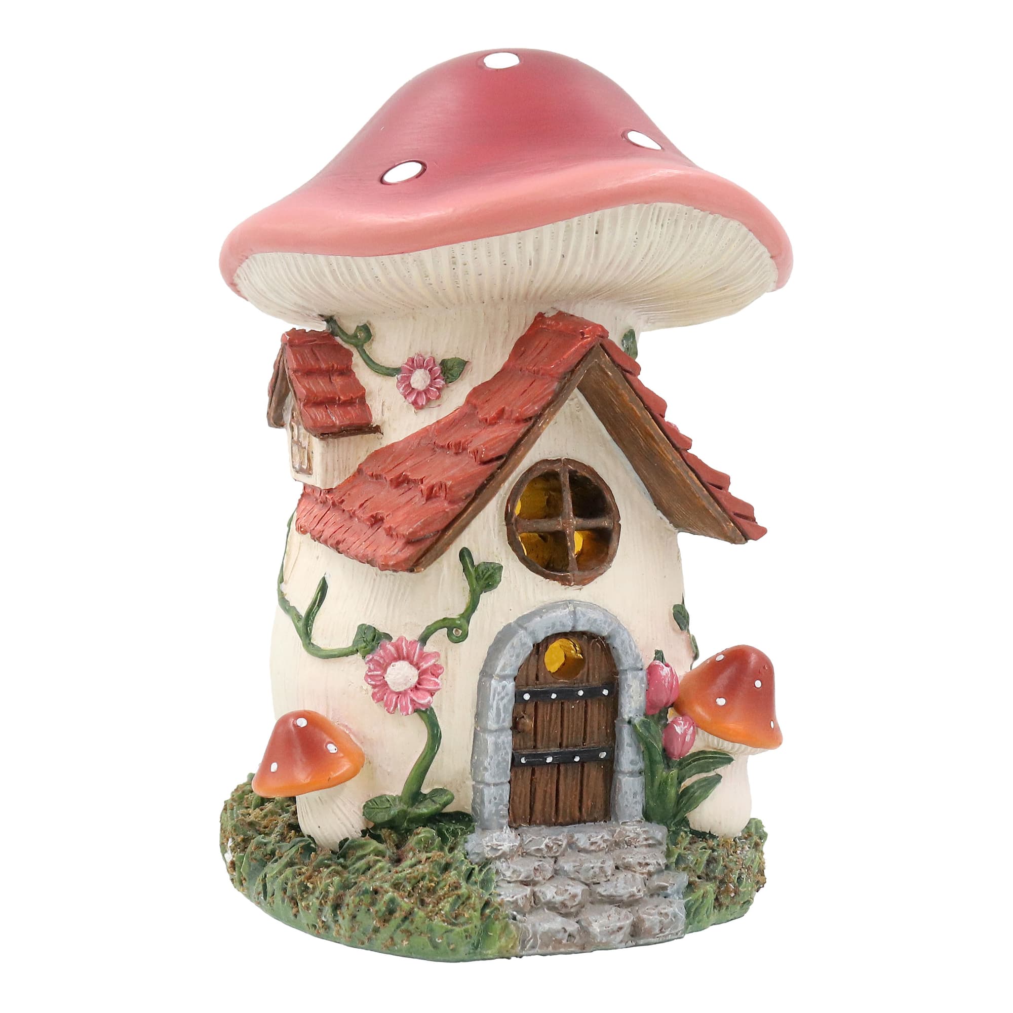 Mini LED Red Mushroom House by Ashland®